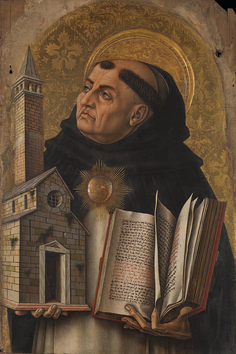 Thomas von Aquin (postumes Gemälde von Carlo Crivelli, 1476)