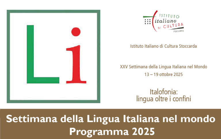 Gehen Sie auf die Seite https://iicstoccarda.esteri.it/wp-content/uploads/2025/10/Programma_SLIM_2025_WEB.pdf
