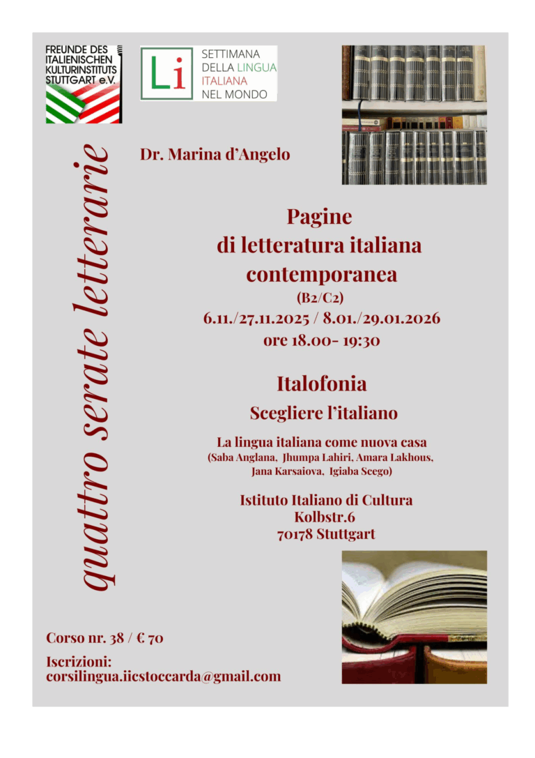 4 incontri di letteratura contempreanea _ SLIM 2025 _ Freundeverein