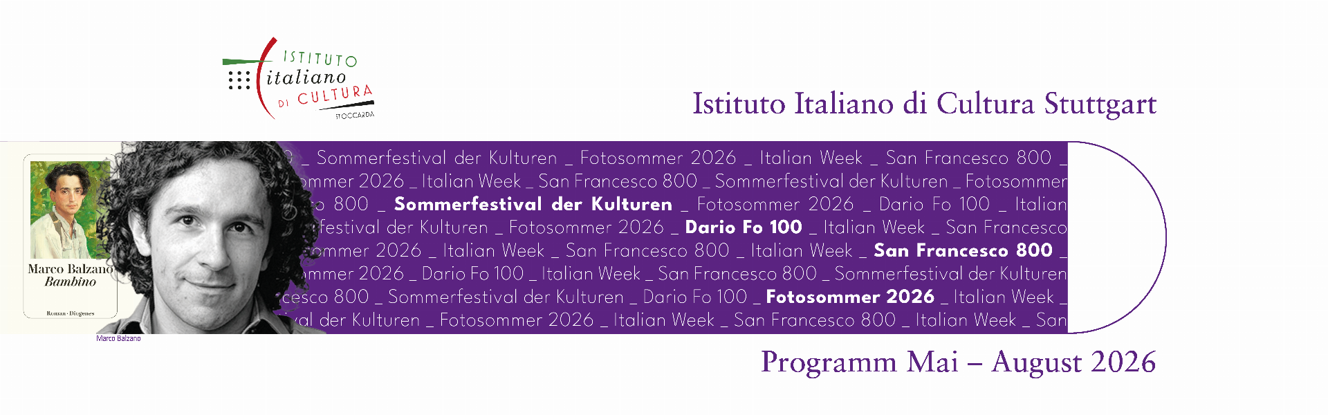 Homepage dell'IIC Stoccarda. Informazioni? Cliccare qui: >>>