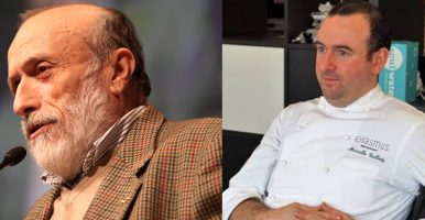 Carlo Petrini da Wikimdia e Marcello Gallotti da Vinositas