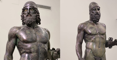 21 Trier Onasch-Borelli Plakat Bronzi di Riace